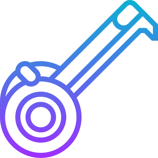 Measuring tape icon