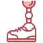 Бионическая нога иконка 64x64