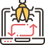 Laptop Symbol 64x64