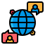 Global communication アイコン 64x64