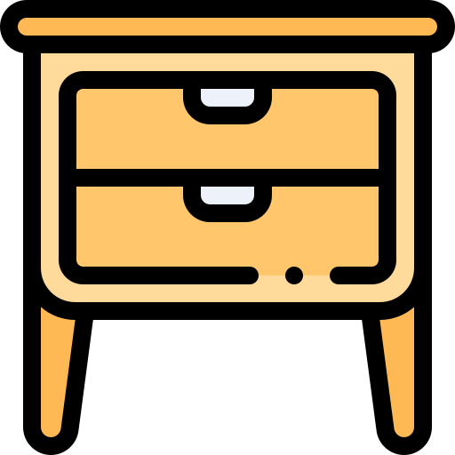 Bedside table icon