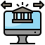 Online banking icon 64x64