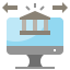 Online banking icon 64x64