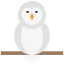 Snowy owl icon 64x64