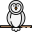 Snowy owl icon 64x64