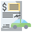 Speeding ticket icon 64x64
