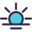 Sun icon 64x64