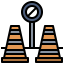 Traffic cone icon 64x64