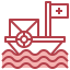 Rescue boat icon 64x64