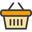 Shopping basket icon 64x64