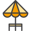 Sun umbrella icon 64x64