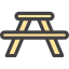 Picnic table icon 64x64