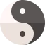 Yin yang symbol icon 64x64