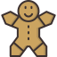 Gingerbread man icône 64x64
