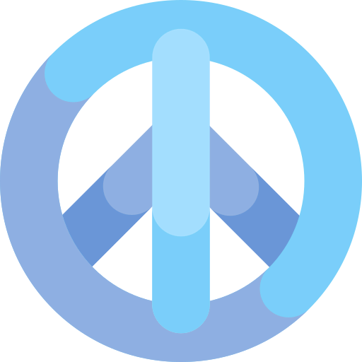 Peace sign icon