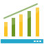 Growth graph icon 64x64