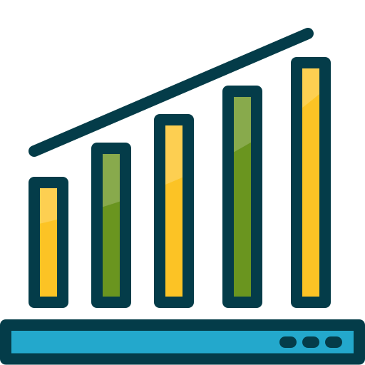 Growth graph icon