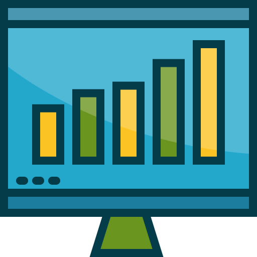 Computer monitor icon