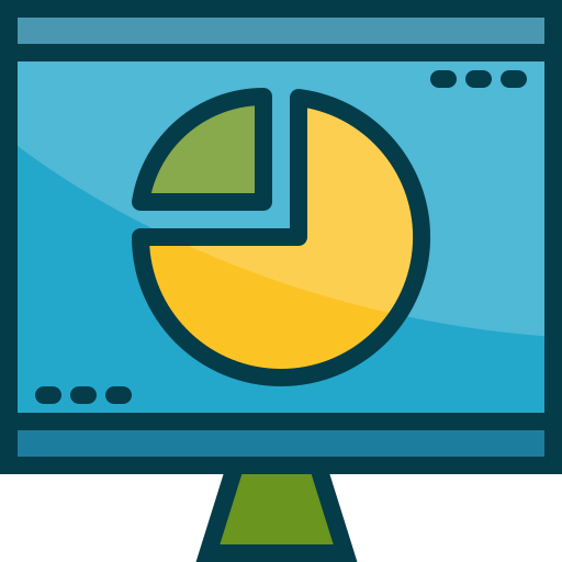Computer monitor icon