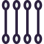 Cotton swabs icon 64x64