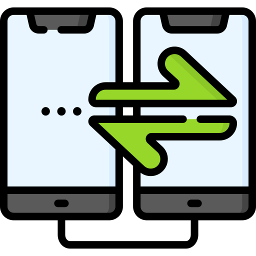Data transfer ícone