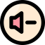 Volume down icon 64x64