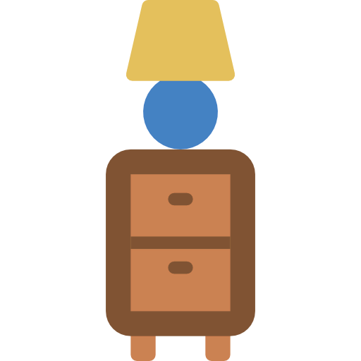 Bedside table icon