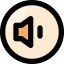 Volume down icon 64x64