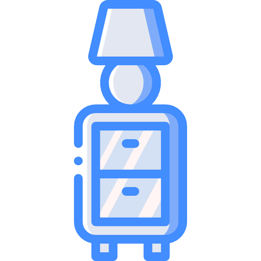 Bedside table icon