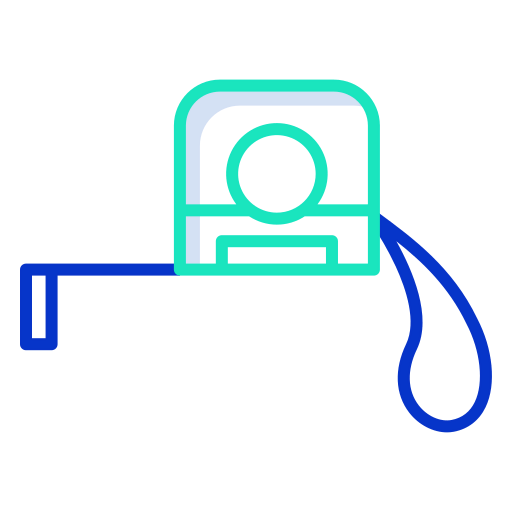 Measuring tape icon