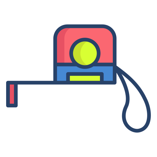 Measuring tape icon