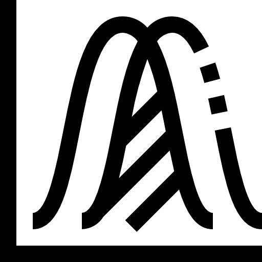 Line chart icon