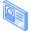 Id card Ikona 64x64