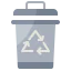 Trash bin icon 64x64