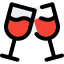 Wine toast icon 64x64