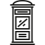 Phone booth ícone 64x64