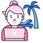 Digital nomad icon 64x64