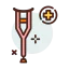 Crutches icon 64x64