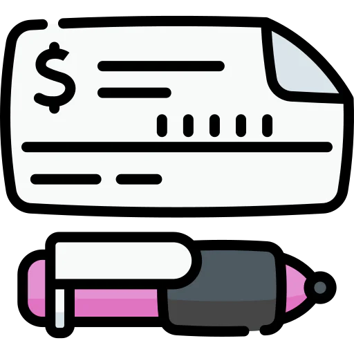 Cheque icon