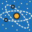 Solar system icon 64x64