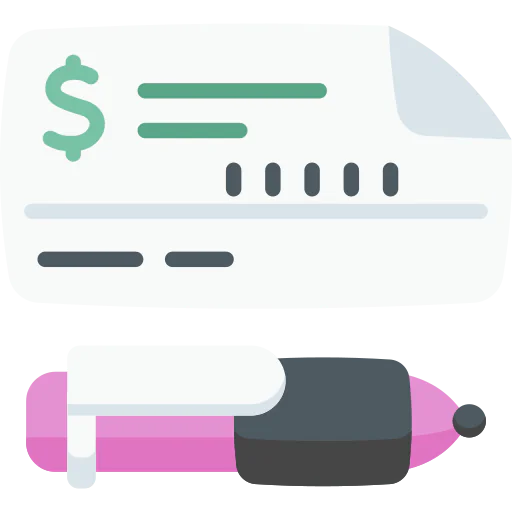 Cheque icon