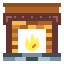 Fireplace icon 64x64
