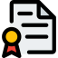 Certificate アイコン 64x64