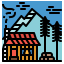 Wood cabin icône 64x64
