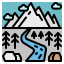 Mountain view icône 64x64