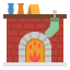 Fireplace icon 64x64