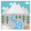 Mountain view icon 64x64