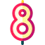 Birthday candle icon 64x64