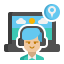 Digital nomad icon 64x64