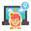 Digital nomad icon 64x64